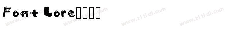 Font Lore字体转换